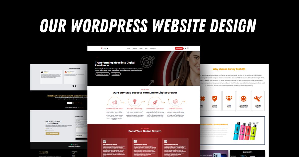 WordPress website design by IT Lesta