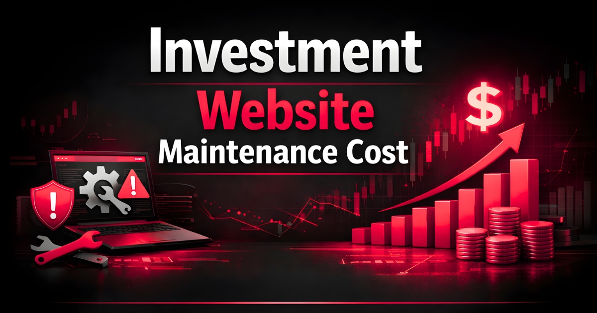 Investment Website Maintenance Cost